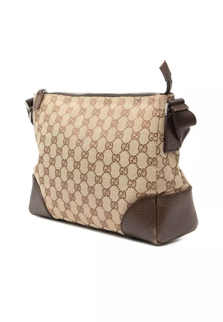 Pre-Loved Gucci Gg Canvas Crossbody