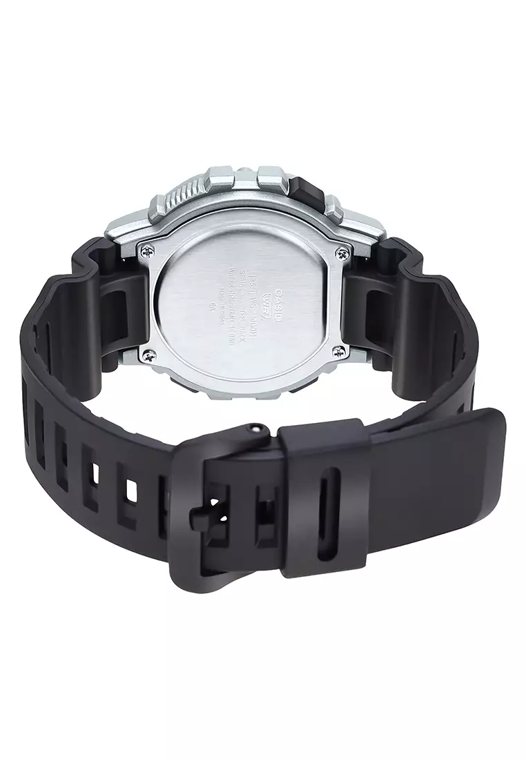 Casio - Jam Tangan Digital Pria - Black - Resin Strap - WS-1400H-1BVDF