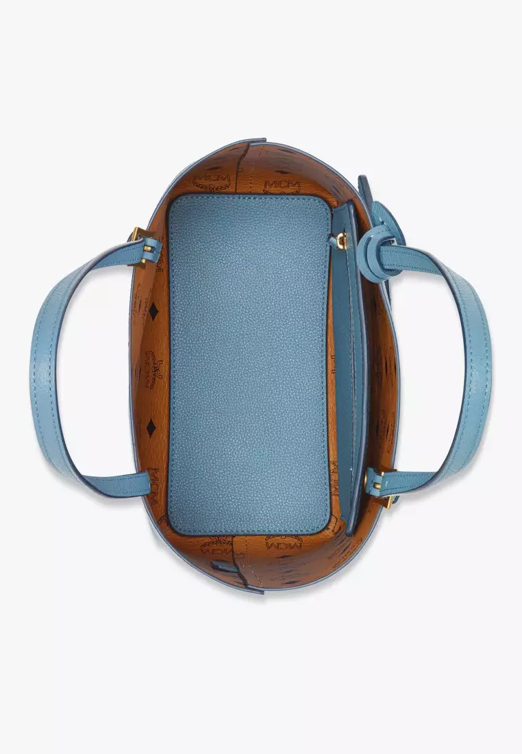 Himmel Shopper in Embossed Logo Leather