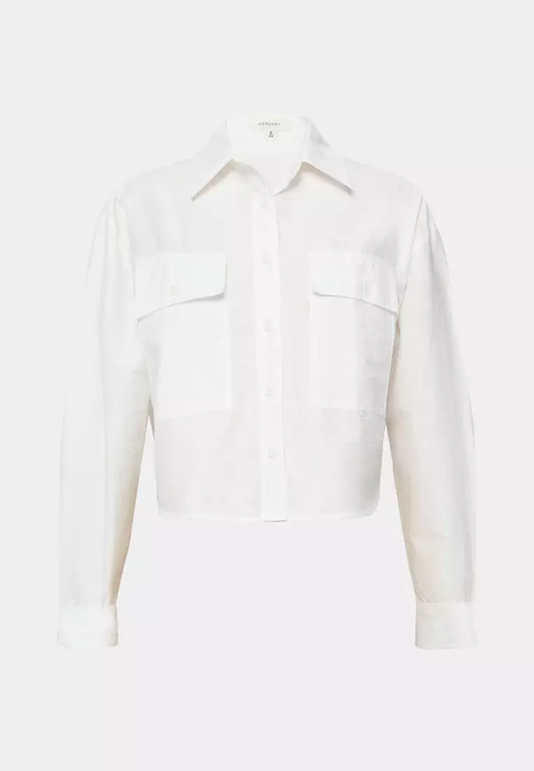 Kyla Crop Pocket Shirt