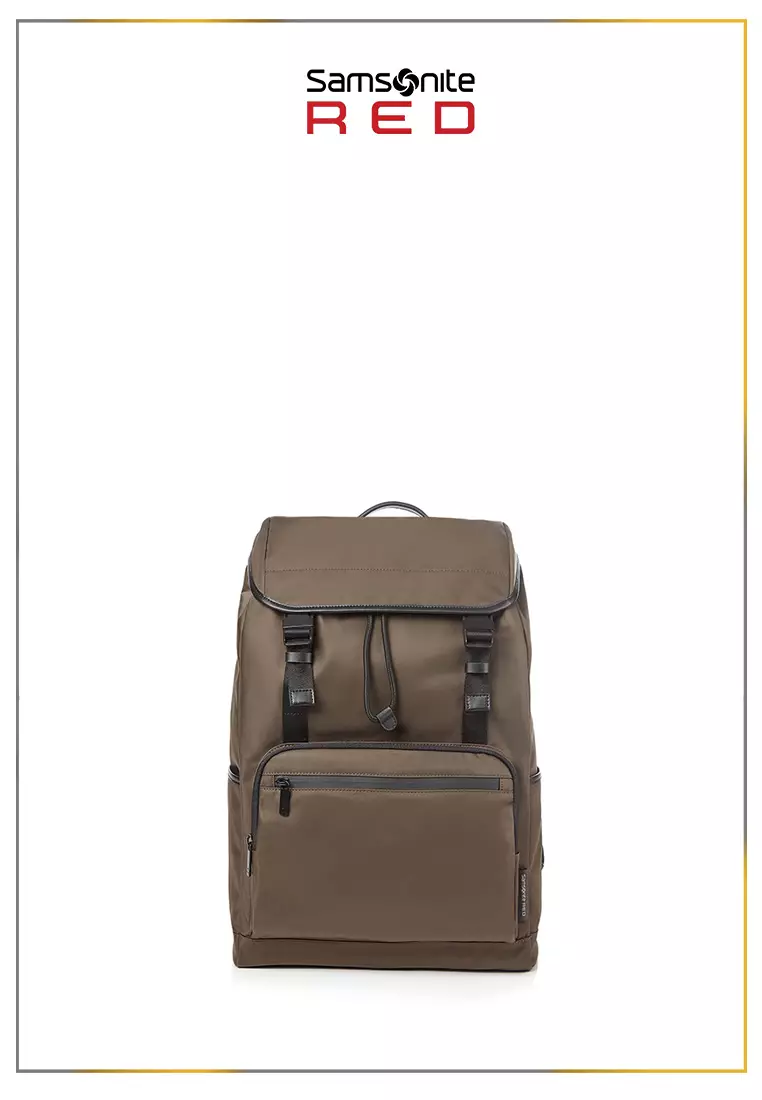 Samsonite Red Label Ellwood Flap Backpack – Dark Brown
