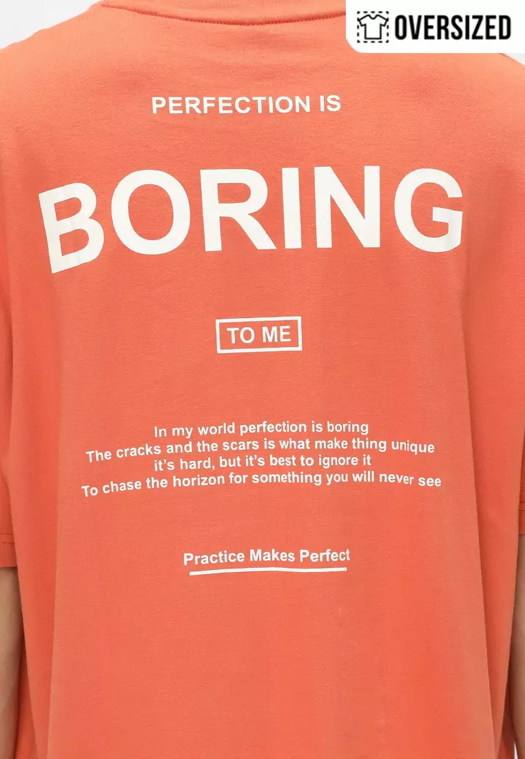 NX T-Shirt Cotton Combed Tebal Oversized Pria 2079370451