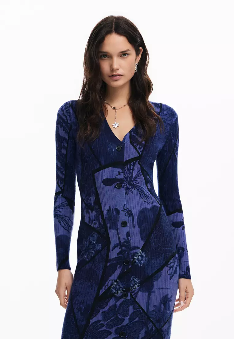 Desigual Woman Floral midi dress.