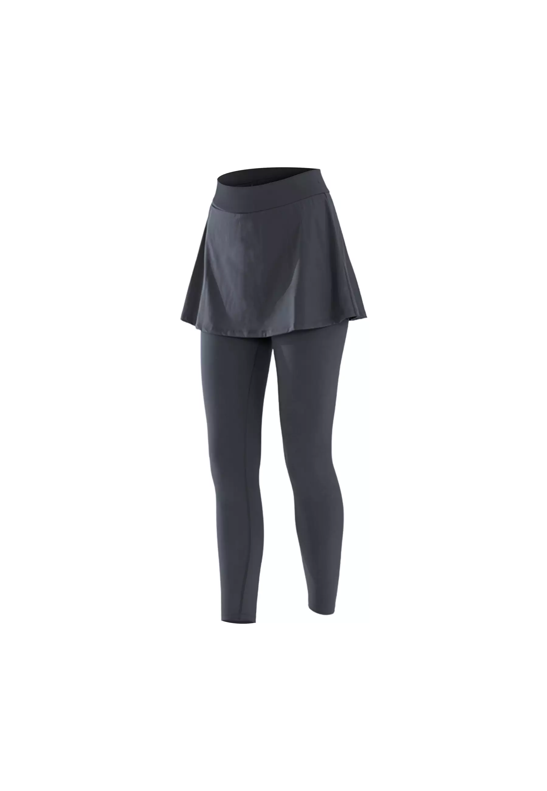 YouHave ( You’ve ) Celana Yoga Legging Celana Olahraga Wanita High Waist Wanita Rok Celana Skirt Hijab High Waist Polos Yoga Gym Tennis Running Sport Dua Lapis Y00009