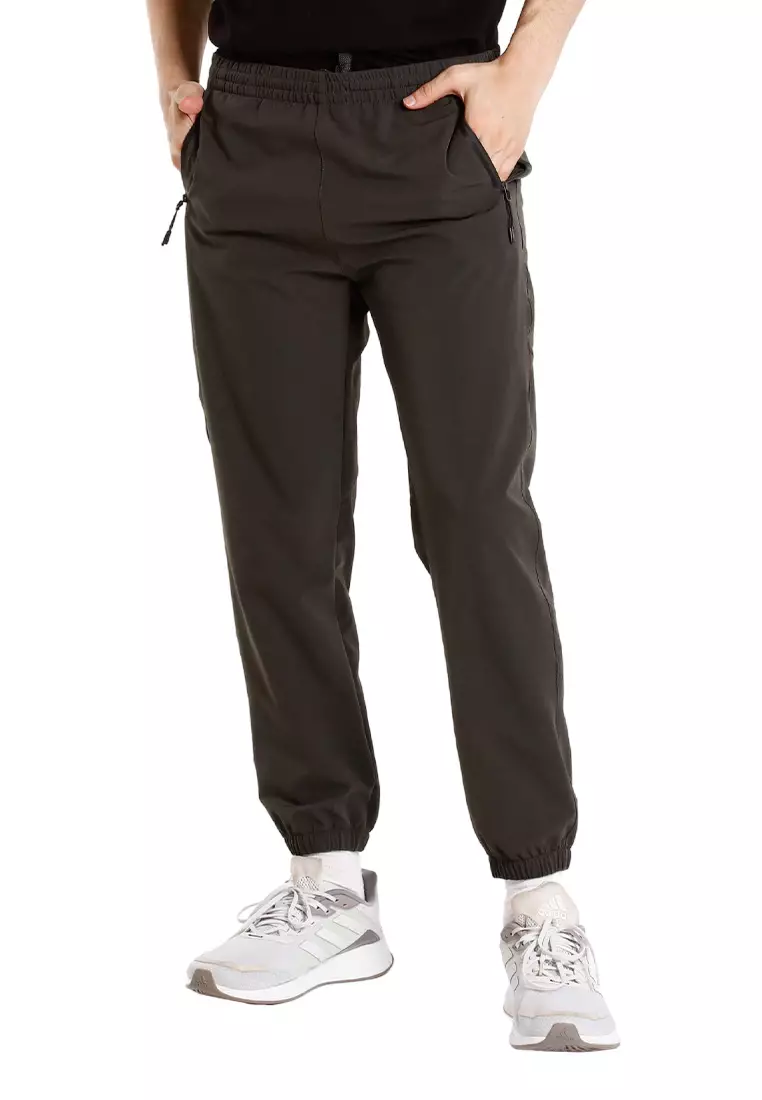 Forest Stretchable Slim Fit Tracksuit Men Track Pants Unisex Track Bottom | Seluar Track Lelaki - 10787-03Dkgrey