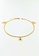 Arthesdam Jewellery gold Arthesdam Jewellery 916 Gold Sparkling Box Anklet with Charms 30766ACC2C2200GS_2
