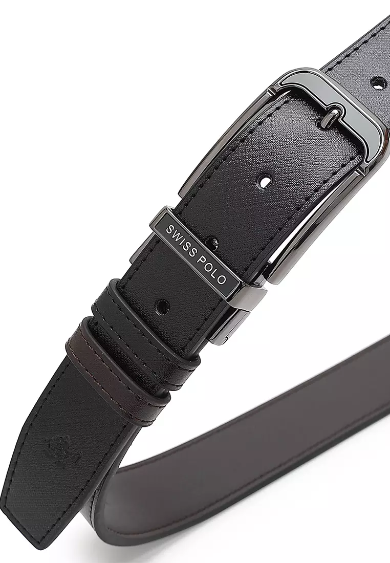 40mm Reversible Pin Buckle Belt - Black