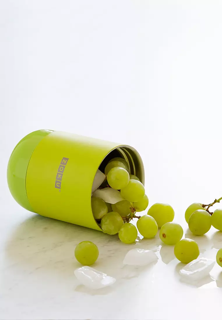 Zoku 16oz Lime Green Neat Jar  - Tempat Makan, Tempat Sup,  Tempat Makan Berkuah