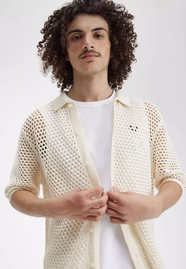 Buy Fred Perry Fred Perry K7850 Lace Button Through Shirt