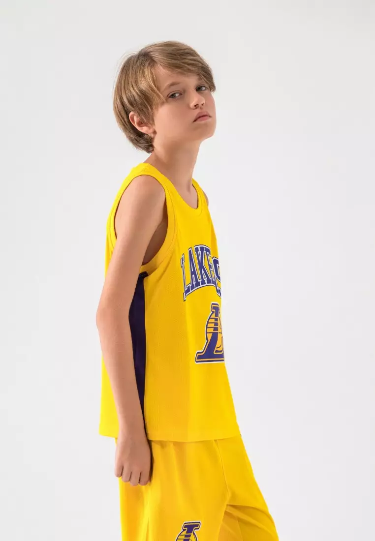 Los Angeles Lakers Lebron James #23 Basketball Jersey for Kids Core Collection