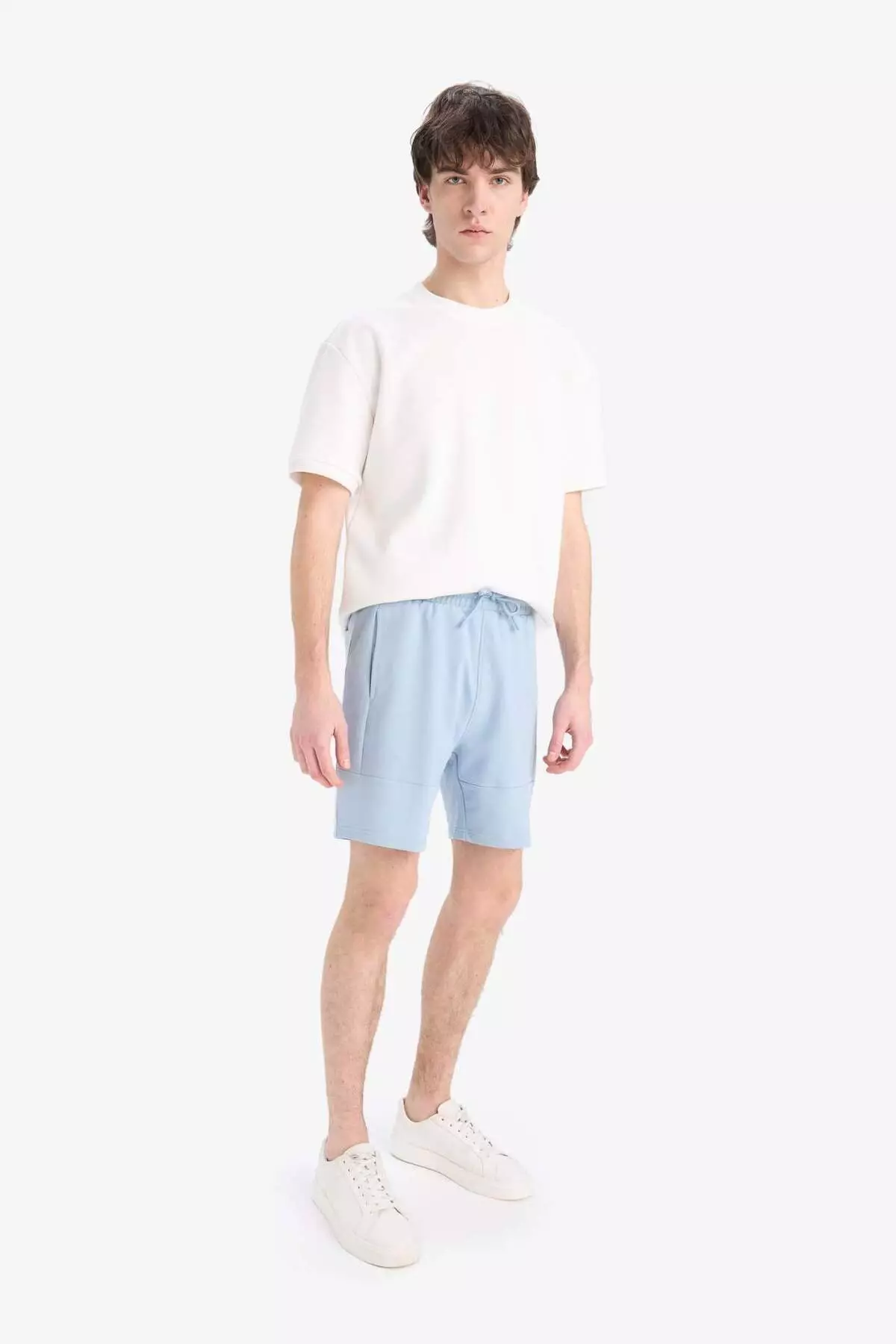 Slim Fit Slim Fit Skinny Leg Basic Straight Shorts B8674Ax25Sp