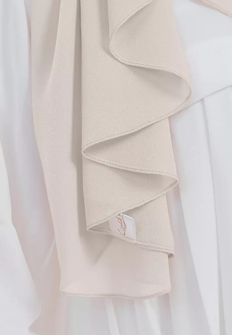 HIJAB INSTAN LUBNA - LIGHT CREAM
