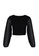 Trendyol black Sheer Sleeves Jumper 4A089AA9AF2D8EGS_6