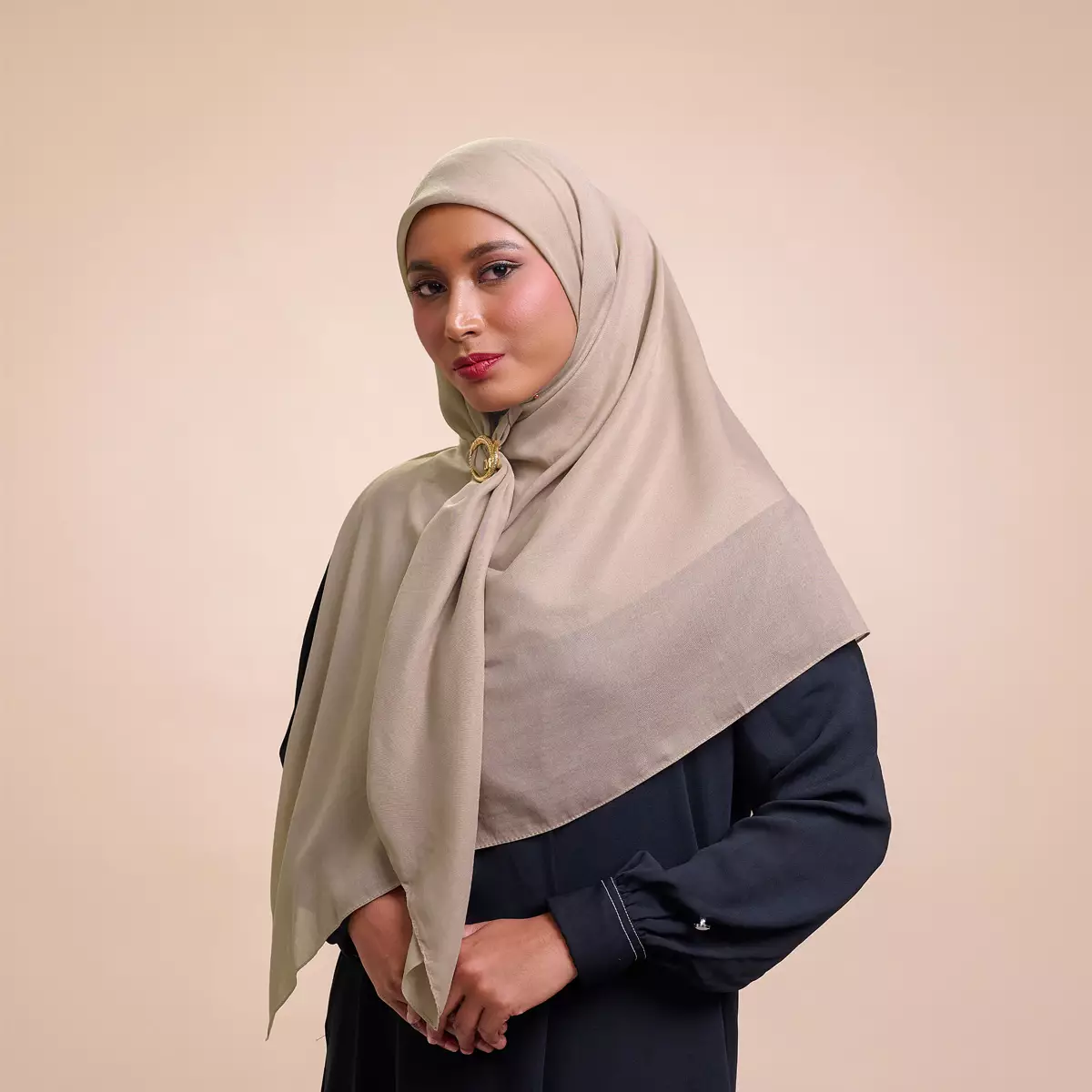 ZM Zaskia Mecca - Fayola Khaky Syar'i Hijab High Voal 115x115 - Hijab Square Segi Empat