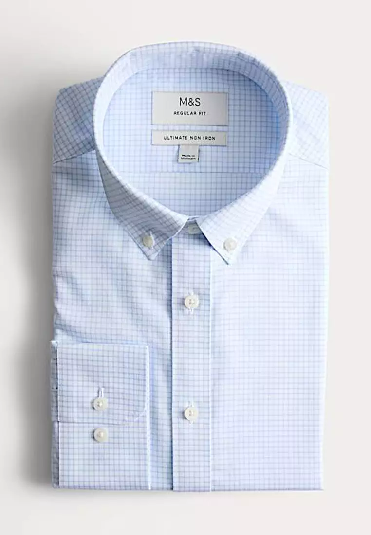 Ultimate Regular Fit Non Iron Check Shirt
