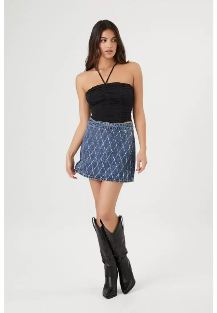 Rhinestone skirt forever 21 new arrivals