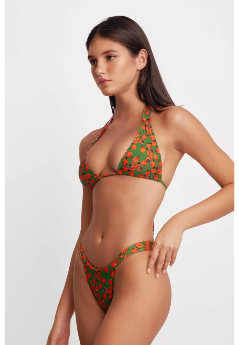 Mandy Reversible Halterneck Bikini Top / The Big Apple