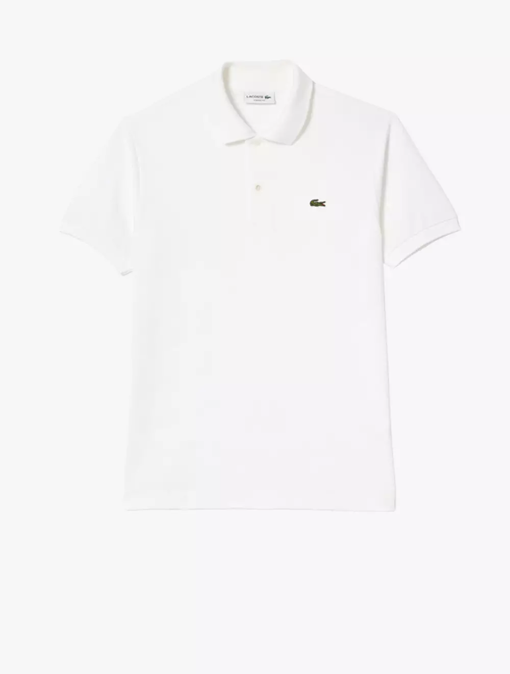 Original L.12.12 petit piqué cotton Polo Shirt - White - White