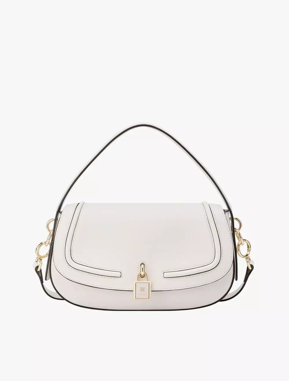 Nine West Women's Rue Quilted Chain Strap Crossbody Bag - Convertible Flap Purse In Optic White - View #13