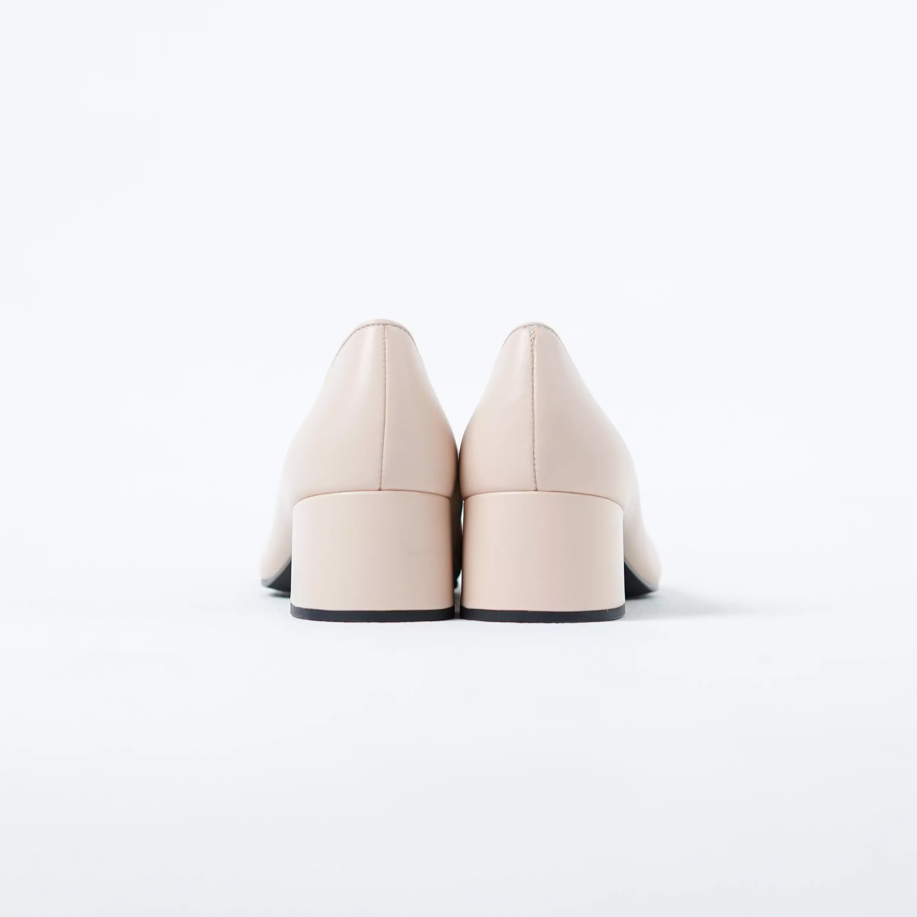 Sepatu TORY BURCH BOW RIBBON BLACK NUDE 45MM HEELS 100% ORIGINAL