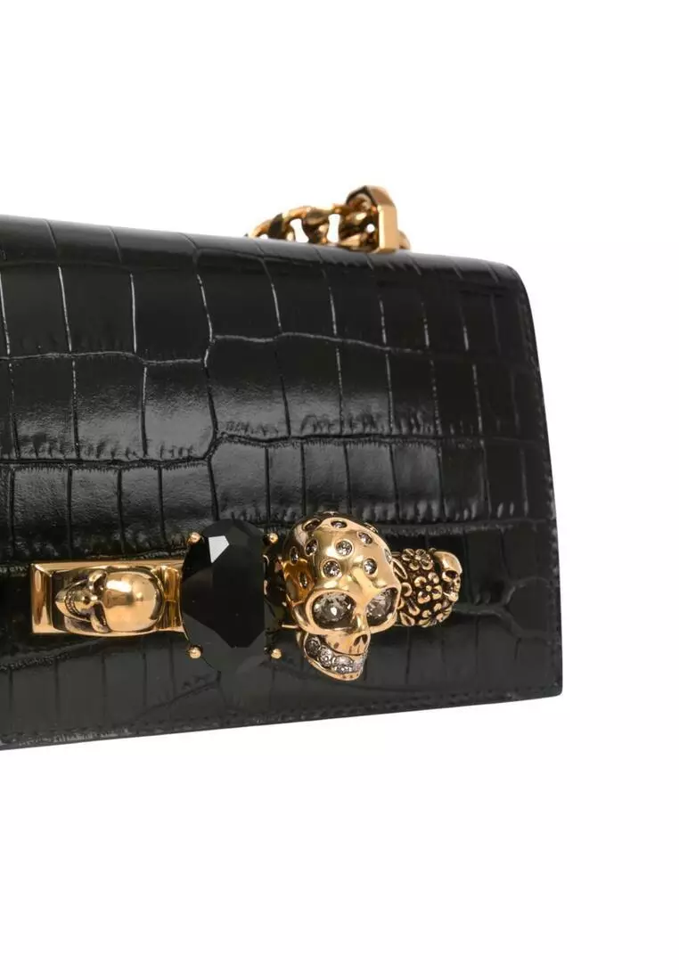 Buy ALEXANDER MCQUEEN Mini Jewelled Satchel Chain Bag/crossbody