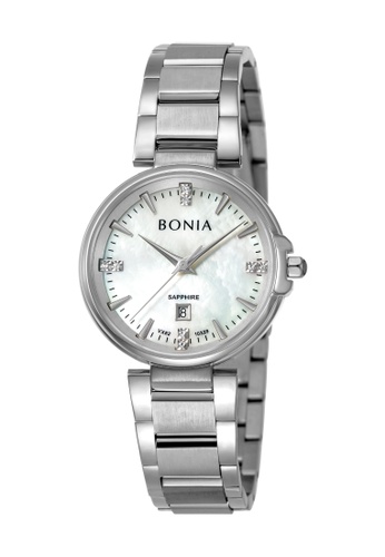 Bonia Watches silver Bonia Women Watch Quartz Stainless Steel Bracelet Watch BNB10329-2352 74A42ACF94643FGS_1
