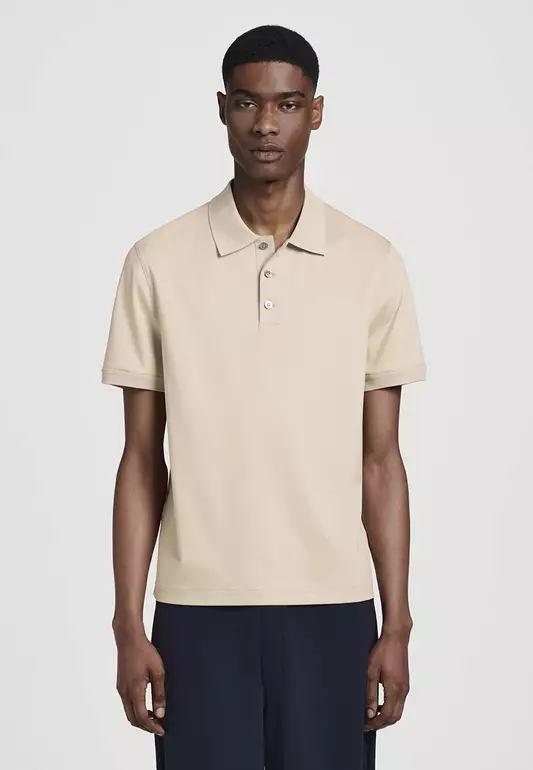 Mercerised-Cotton Polo Shirt