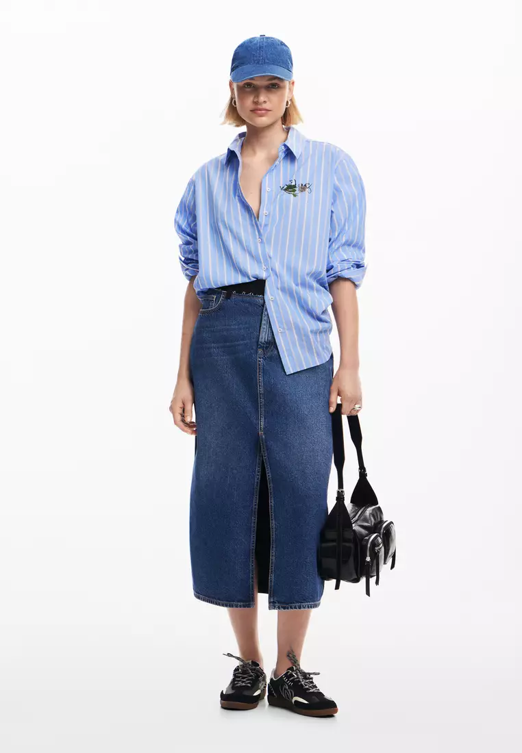 Mini leather pocket bag