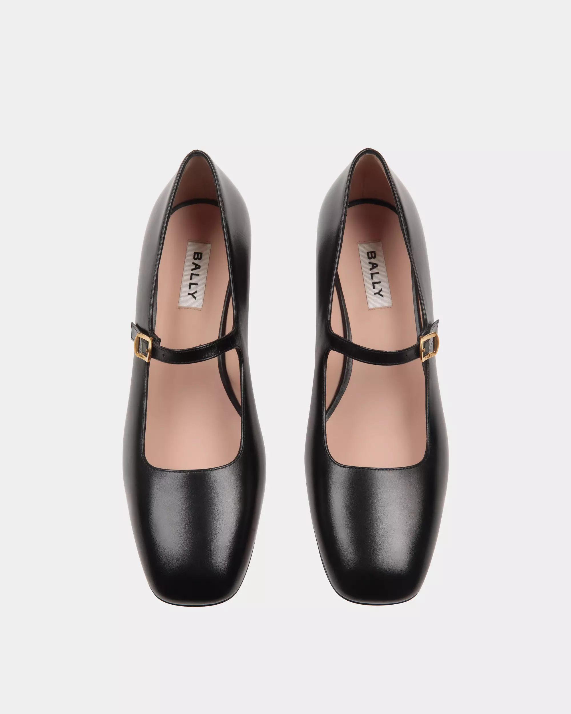 Ballyrina Pump Leather Heels - Black