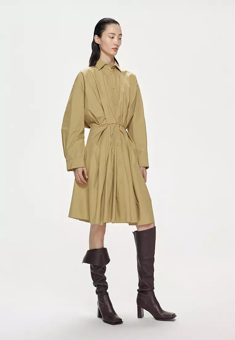 JNBY Women's Shirt-Dress with Straight Silhouette