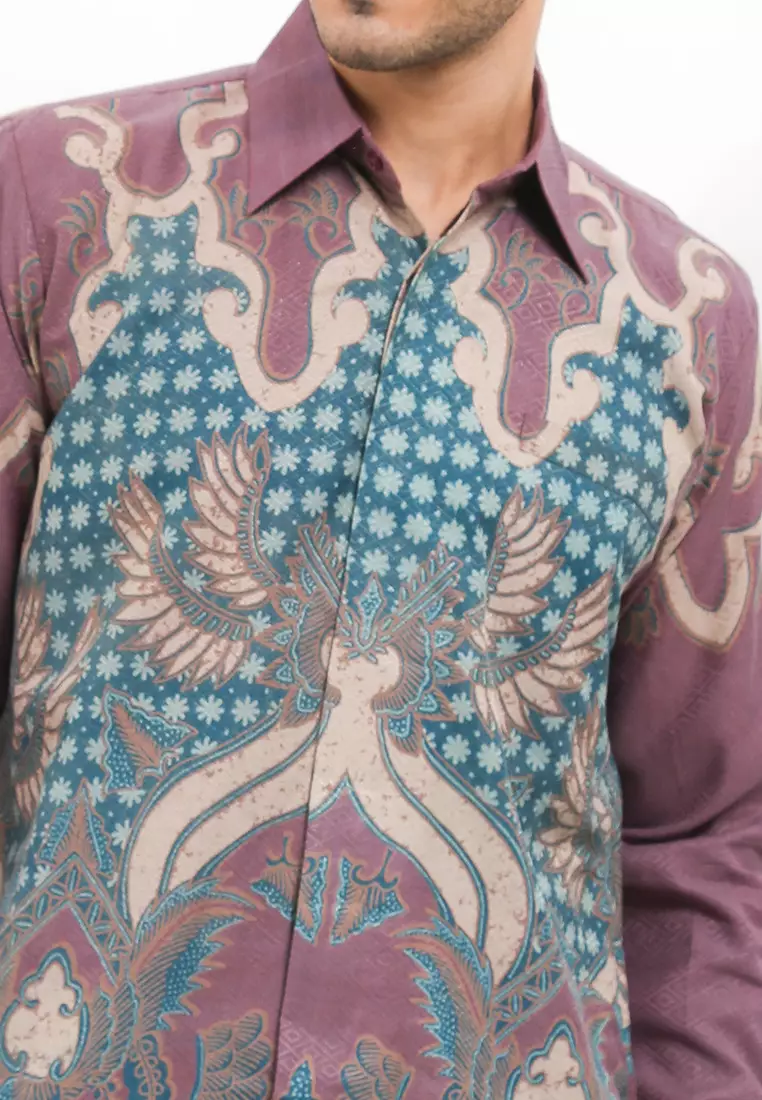 BATIK TALENTA EXCLUSIVE Lengan PANJNG DOBBY KATUN HALUS TUGU TARO