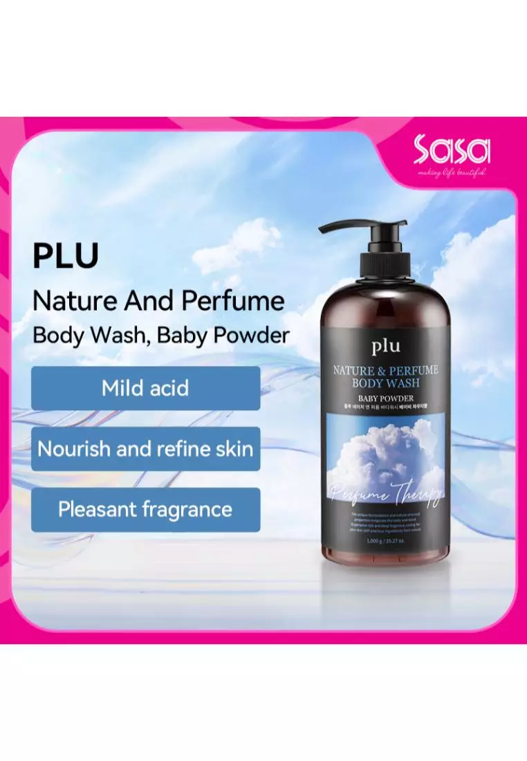 PLU Nature And Perfume Body Wash, Baby Powder 1000g