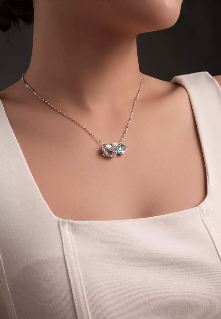 Glow Aquamarine Necklace 021