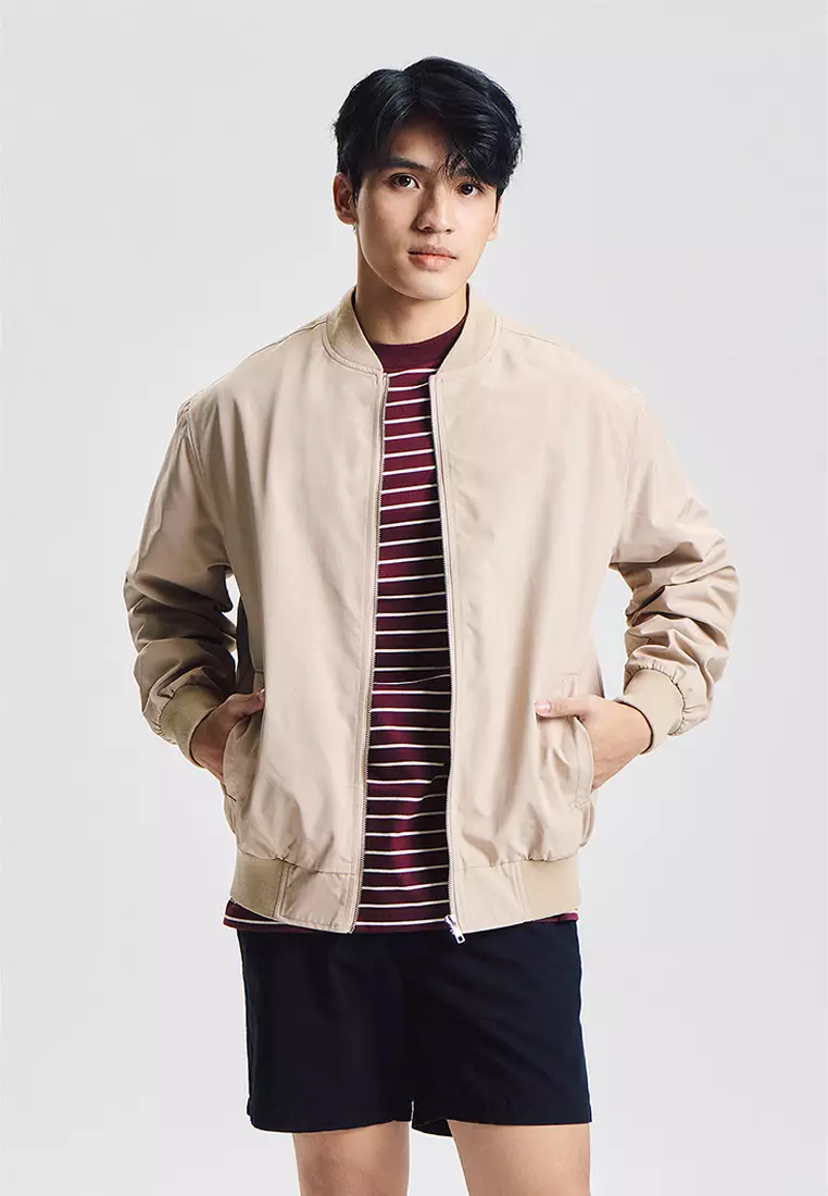 Essentials Relaxed Bomber Jacket