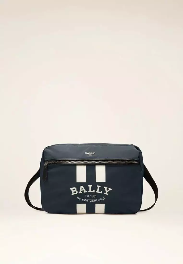 Bally Fixie Nylon Backpack Navy