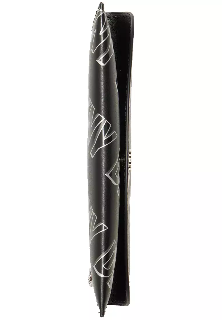 Buy DKNY DKNY Phoenix Flap Wallet in Box in Black White R23QIK52 2023