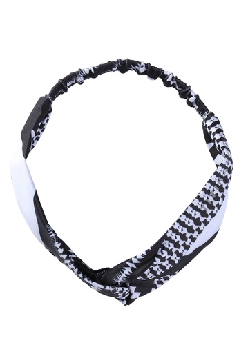 Titika Active Couture 黑色 Velvet Twist Headband 1DFDBAA9BA9BEAGS_1