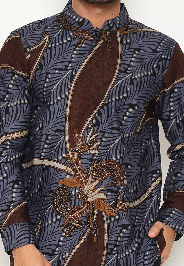 Hadinata Batik Kemeja Koko Panjang Furing Damar