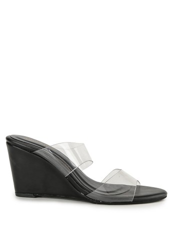 Jual Shoecrime Juniper Two Strap Wedges Original Zalora Indonesia