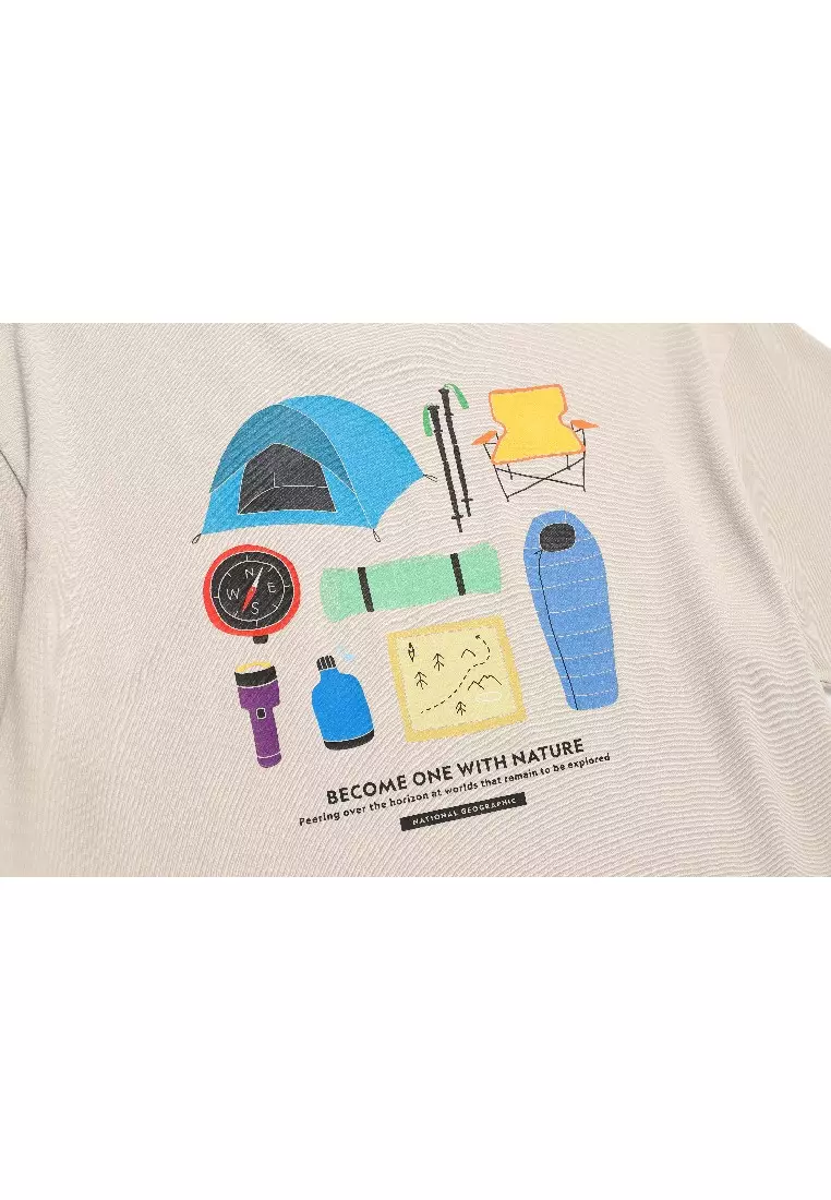 Unisex Camping Graphic Short Sleeve Tee