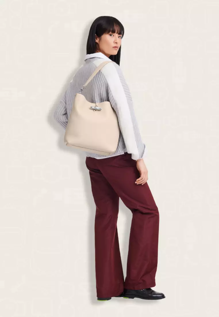 Longchamp Le Roseau M Shoulder Bag Paper