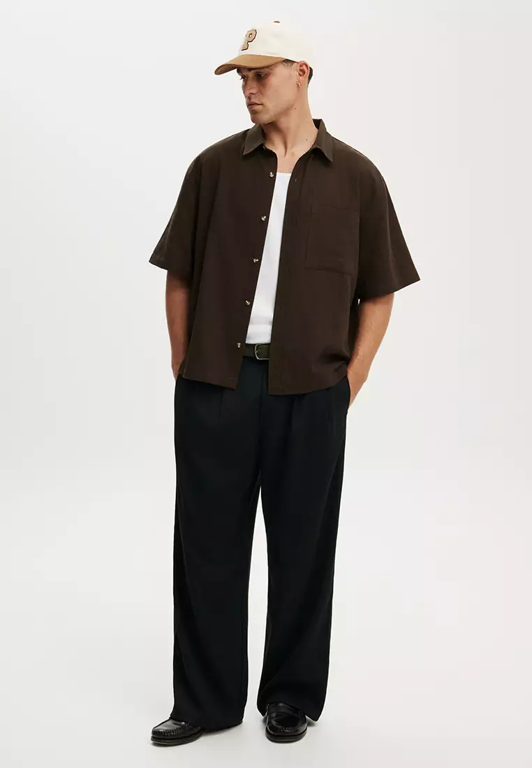 Boxy Fit Short Sleeves Shirt
