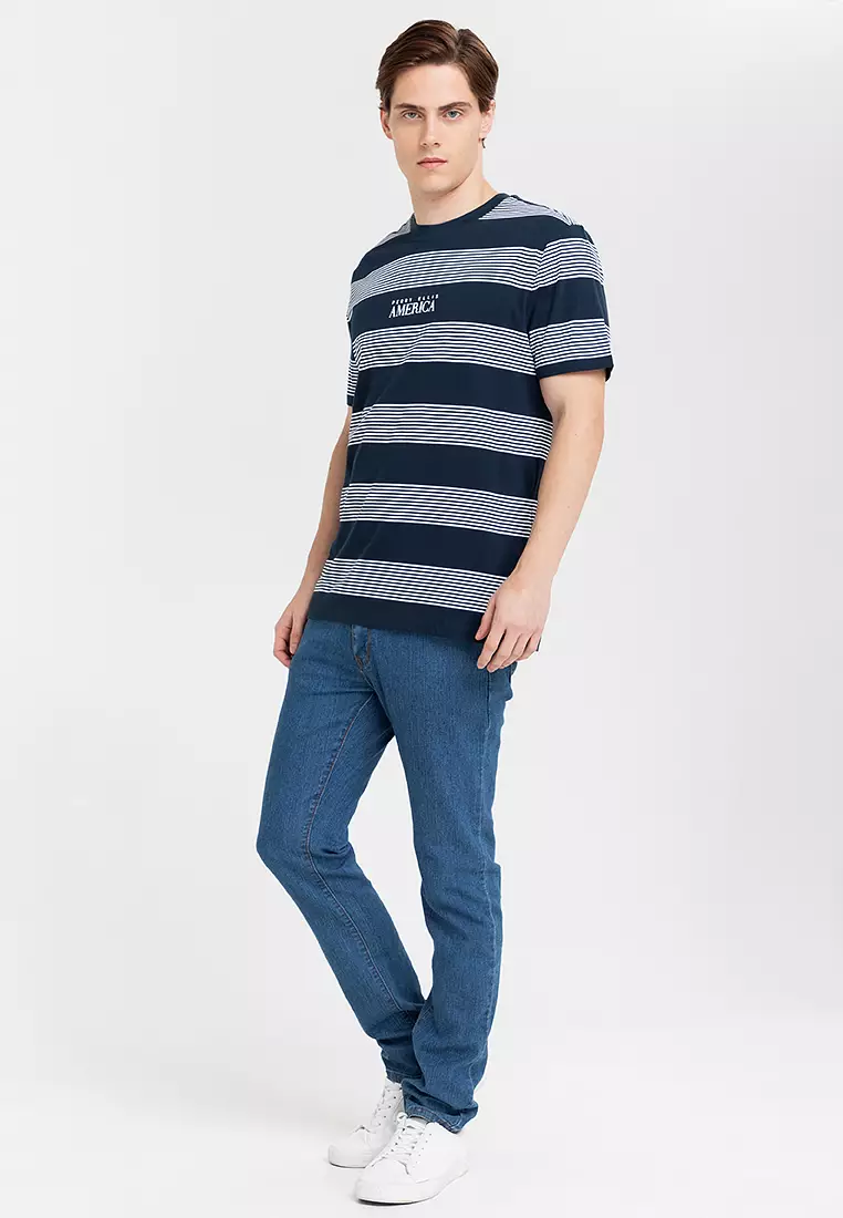 Perry Ellis America Stripe Tee