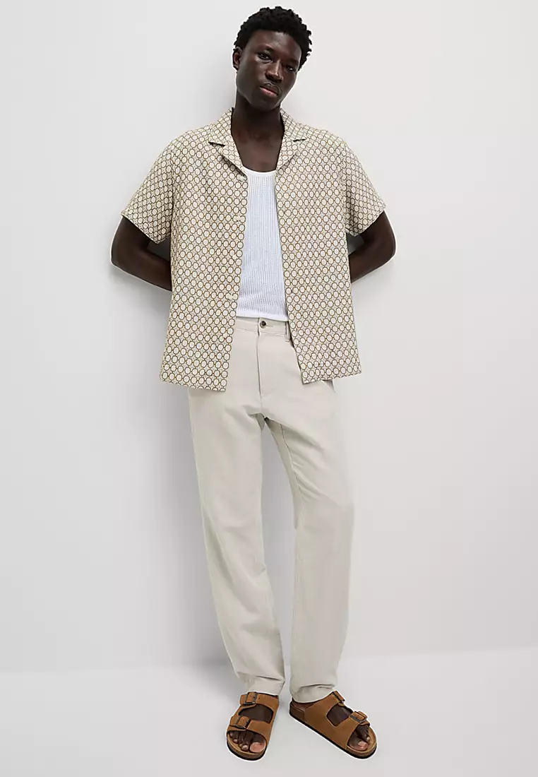 Cotton Rich Jacquard Shirt