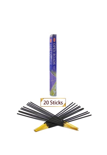HEM OPEN ROADS Incense Sticks 20PCs in Hexagonal Box, India Handmade meditating yoga (HI-OPEN-ROADS) B3256HL781A1E7GS_1