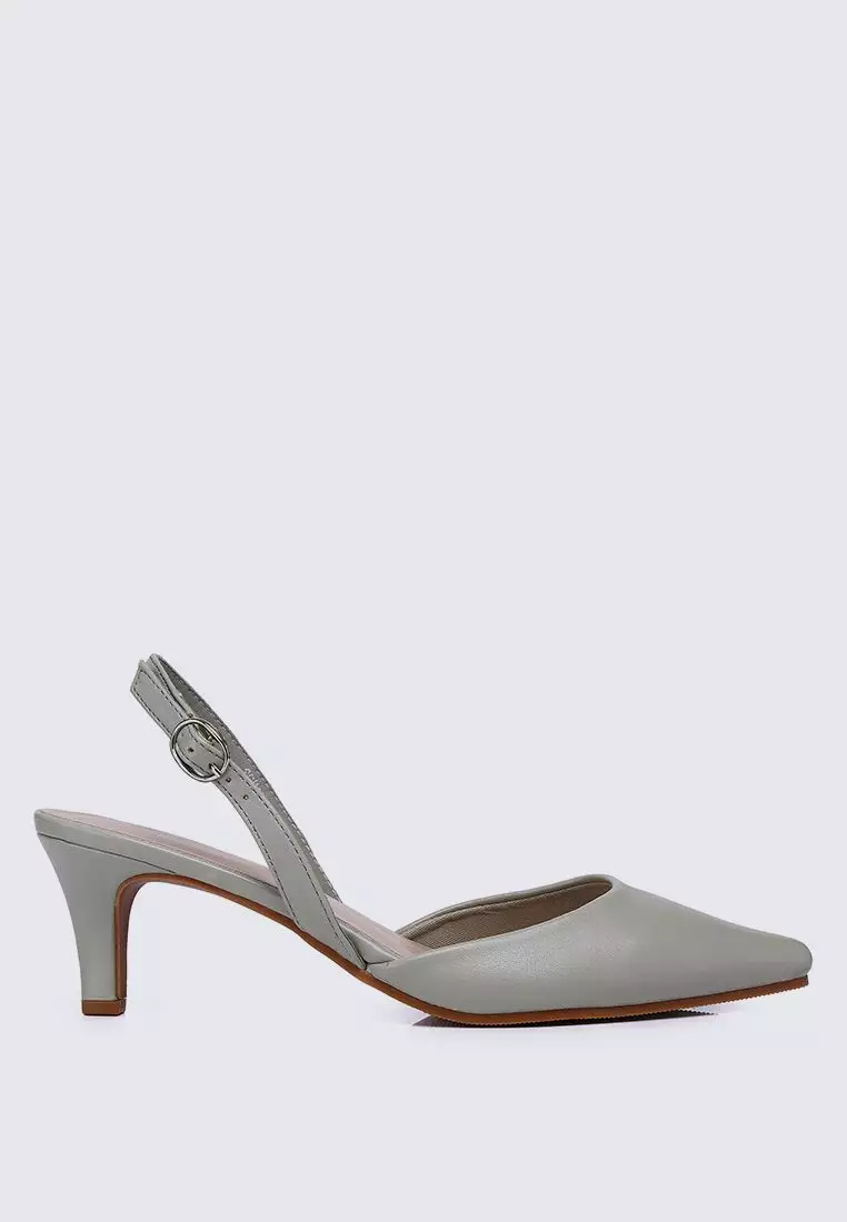 Discount on My Ballerine  shoes - SKU:  Vicky Comfy Heels In Sage Green