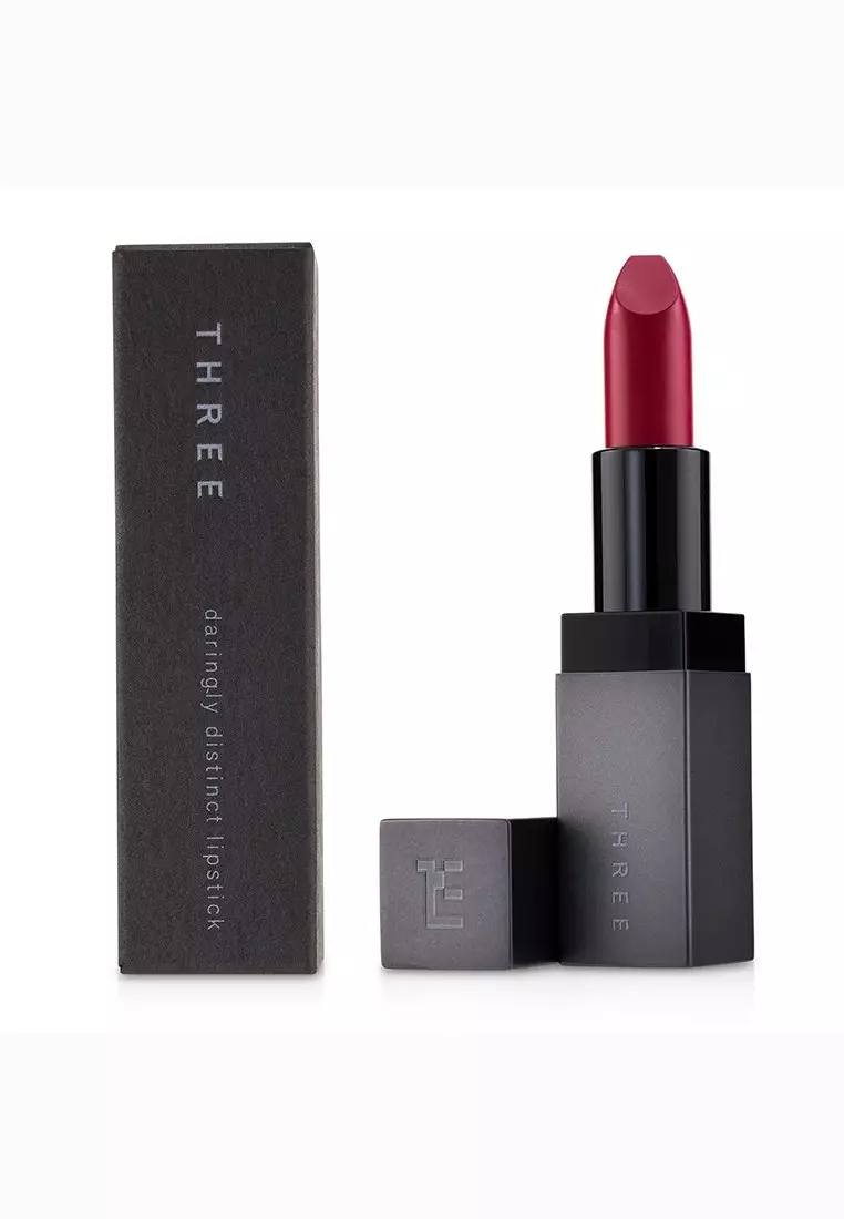 Discount on THREE  shoes - SKU: Three - Daringly Distinct Lipstick - # 07 Dare 2B Decorous (Noble & Sleek Chic Camellia) 4G/0.14Oz