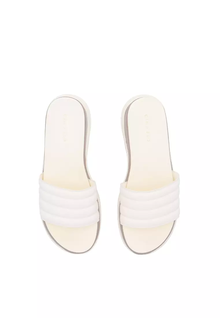 White leather sliders womens sale