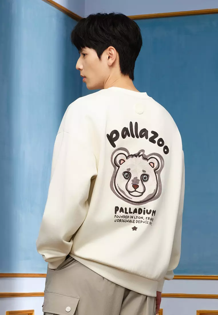MEN'S PALLADIUM LOGO THEME PRINTED SWEATSHIRT