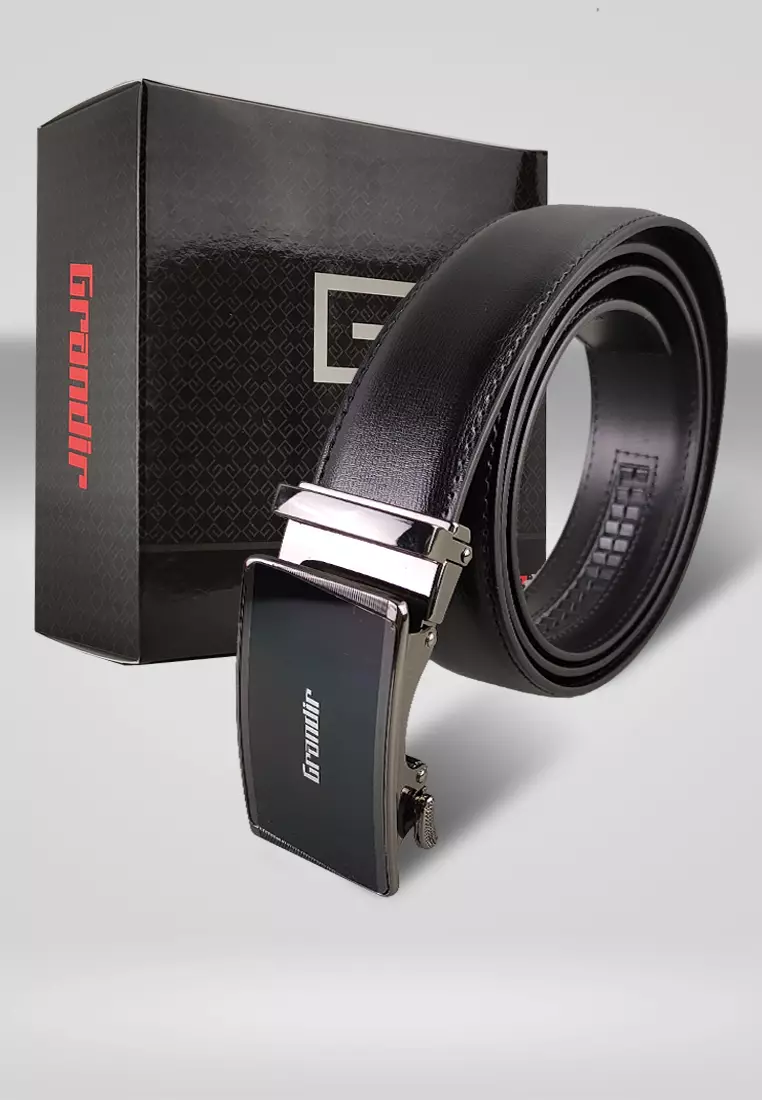 Grandir Ikat Pinggang Pria Kulit Sintetis Premium Sabuk Gesper Men Belt A